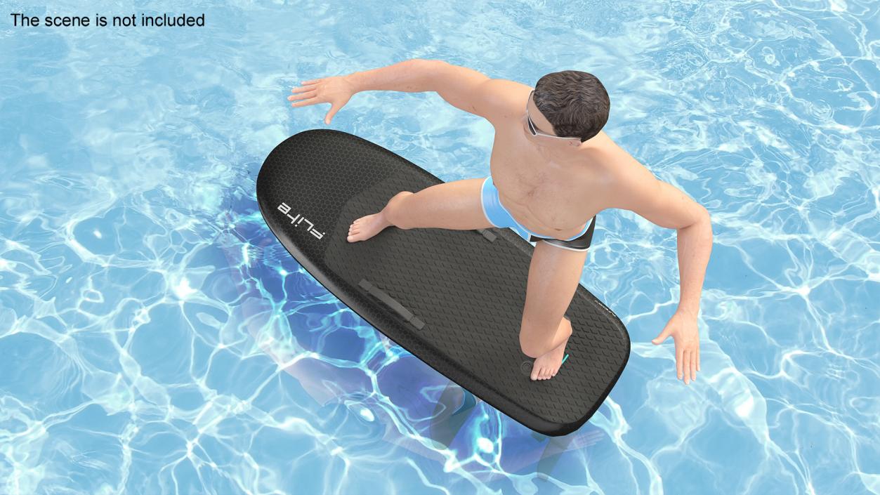 Man on Fliteboard 3D