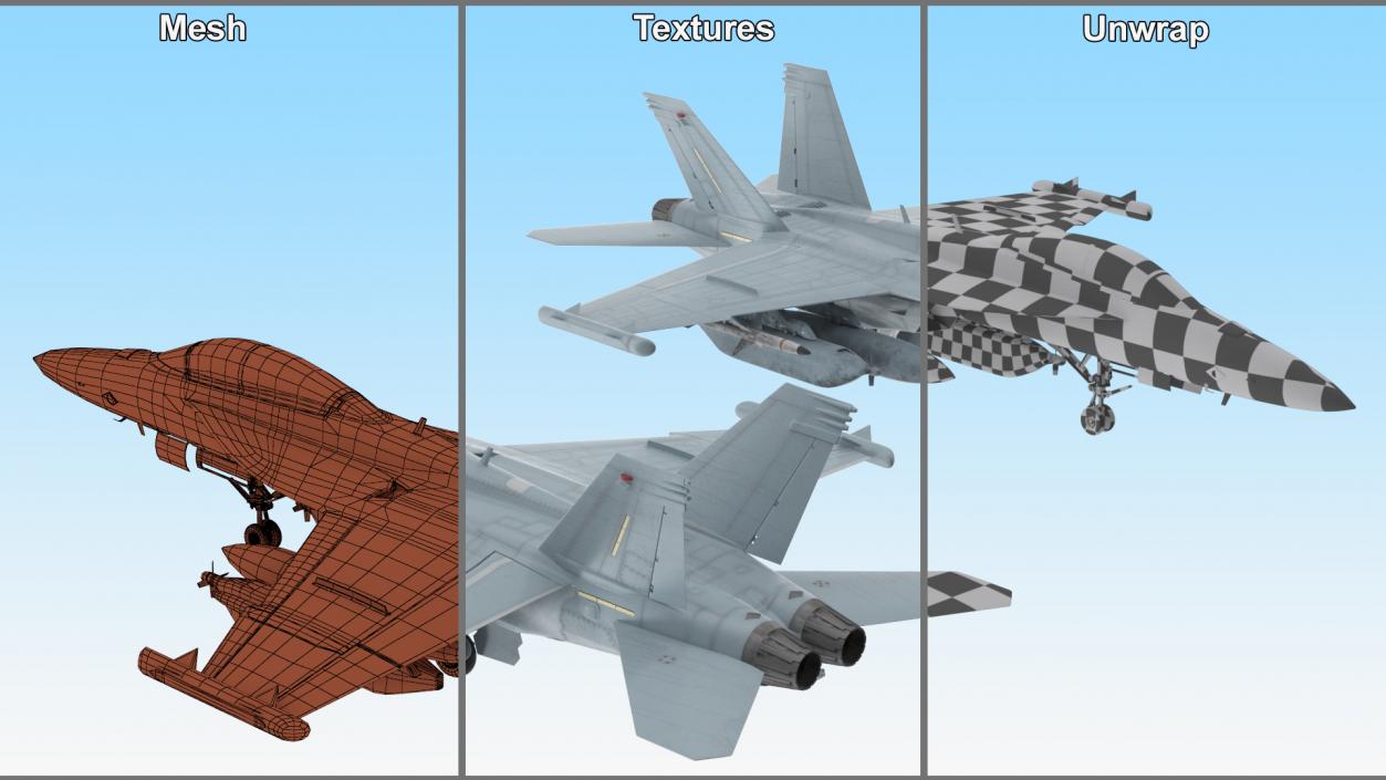 3D Carrier-Based Electronic Warfare Aircraft