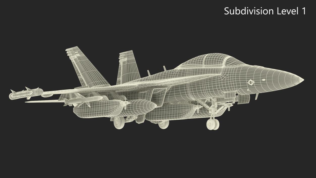 3D Carrier-Based Electronic Warfare Aircraft