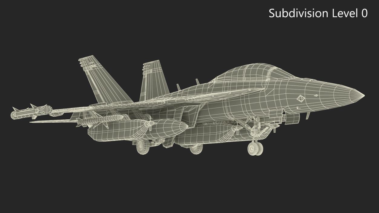 3D Carrier-Based Electronic Warfare Aircraft