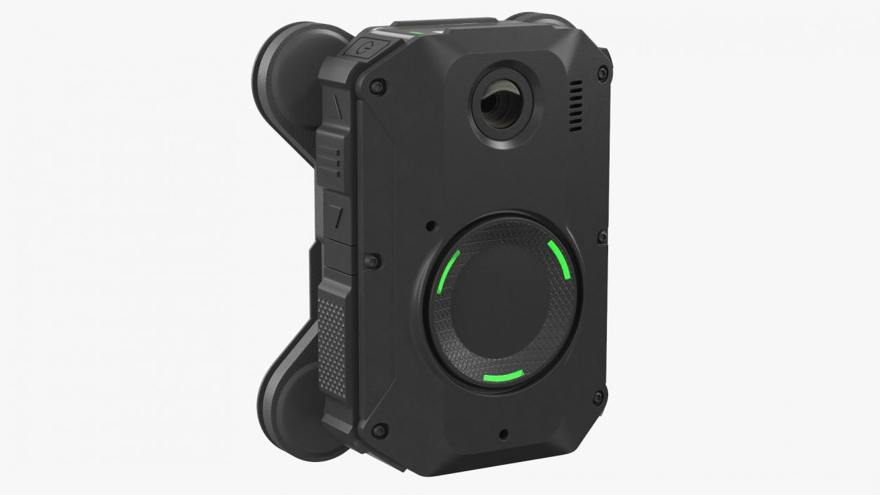 Body Camera with Magnet Mount 3D model