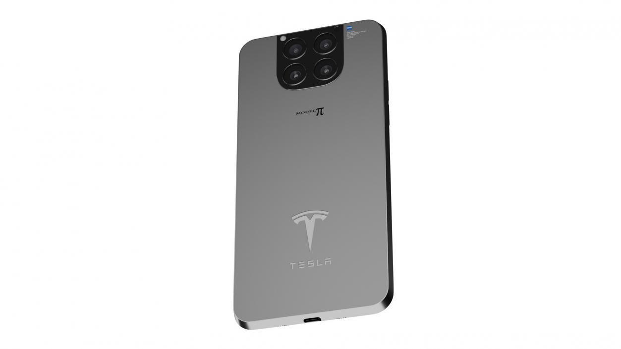 3D Tesla Phone Model Pi Screen Off