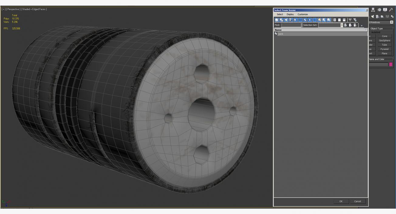 3D Industrial Painted Joint 6