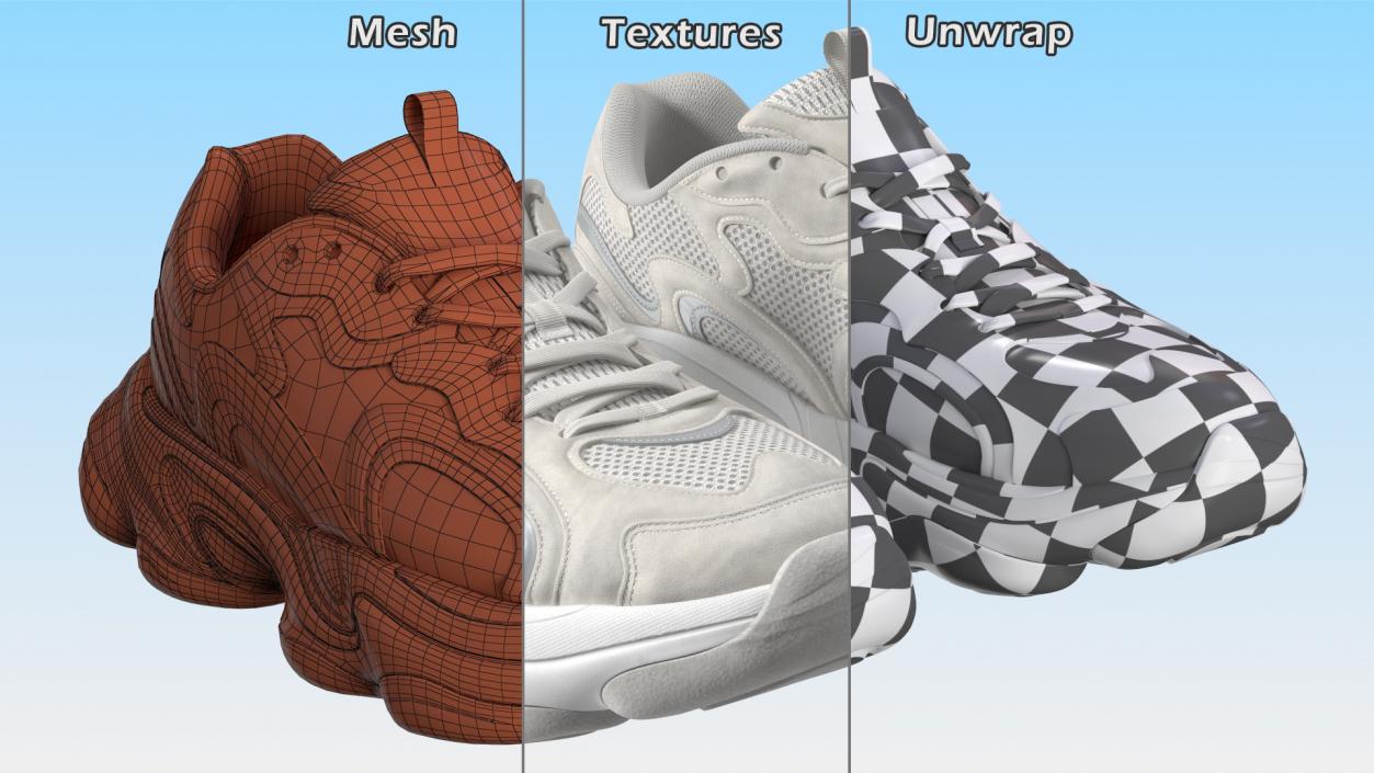 3D Sneakers Collection 9