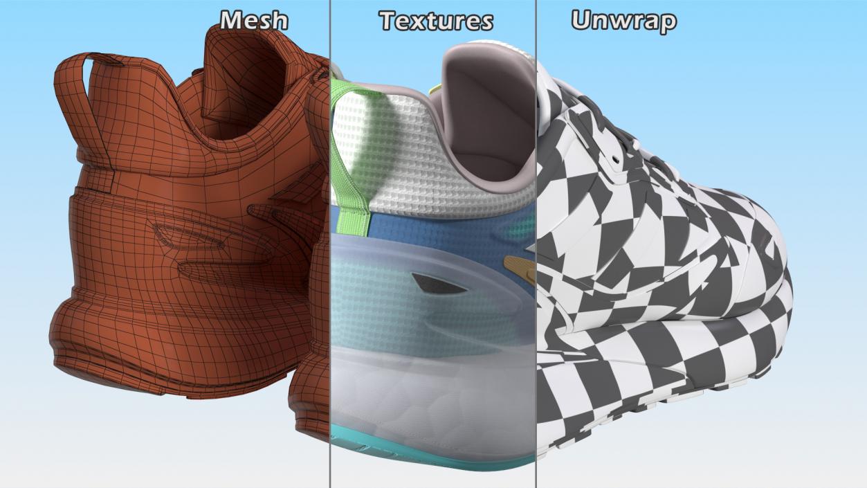 3D Sneakers Collection 9