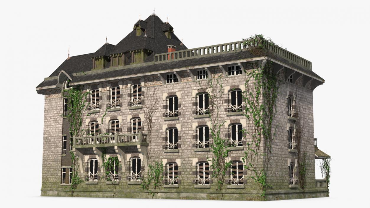 3D model Scary Old House