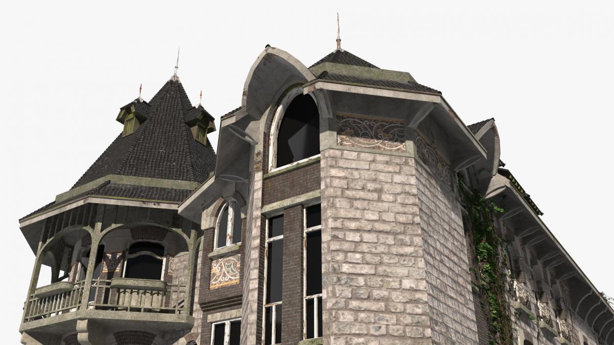 3D model Scary Old House