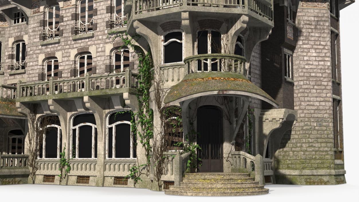 3D model Scary Old House