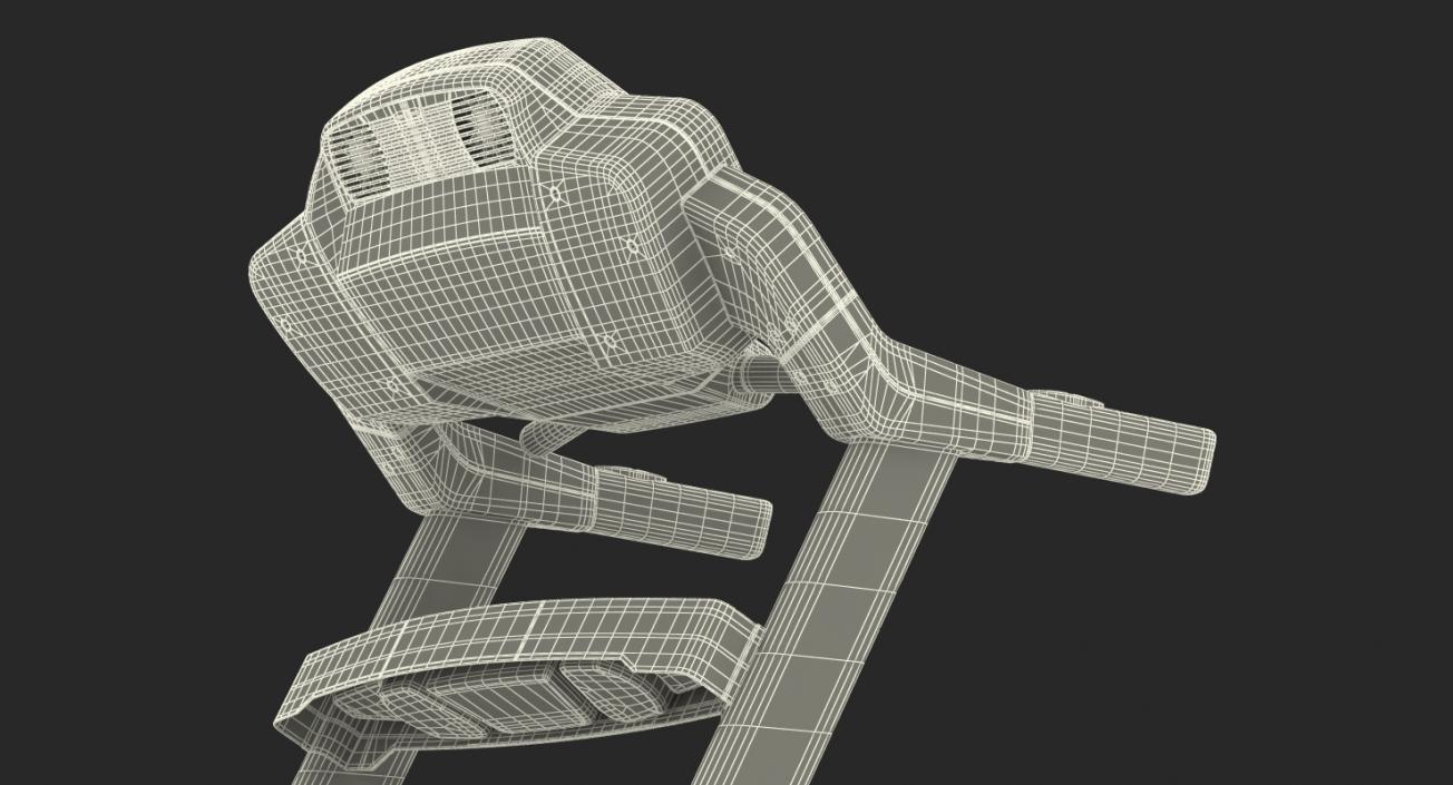 Fitness Treadmill Rigged 3D model