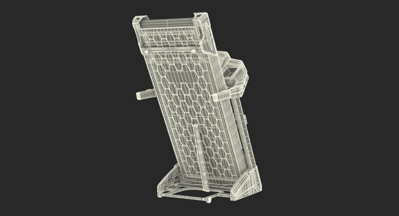 Fitness Treadmill Rigged 3D model