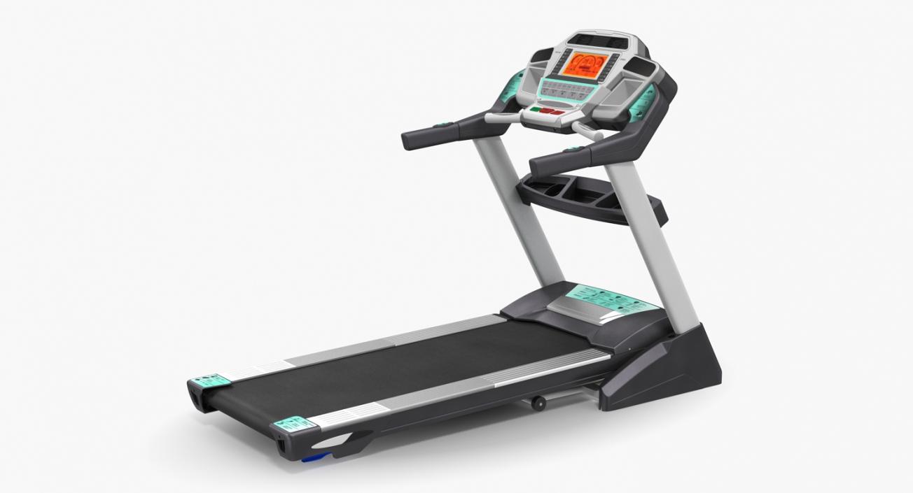 Fitness Treadmill Rigged 3D model