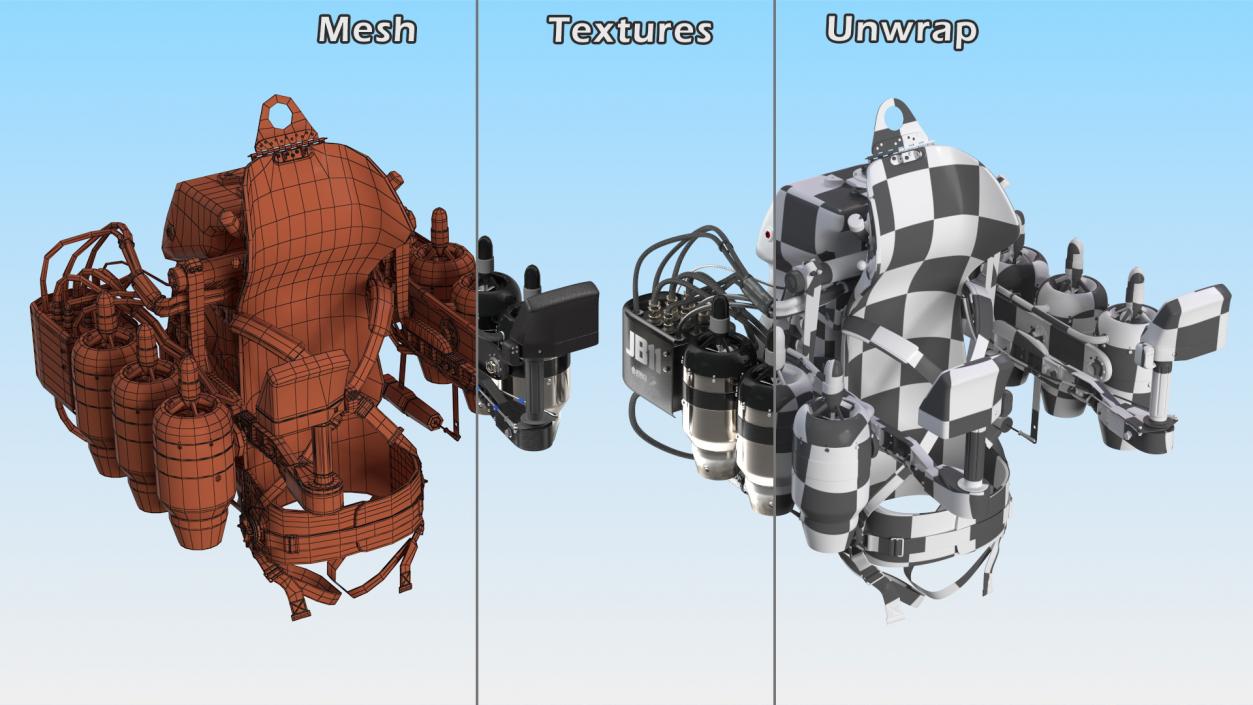 3D JetPack JB-11 model