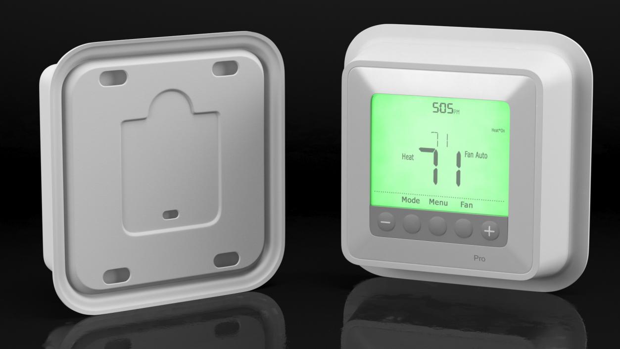 3D Digital Programmable Thermostat