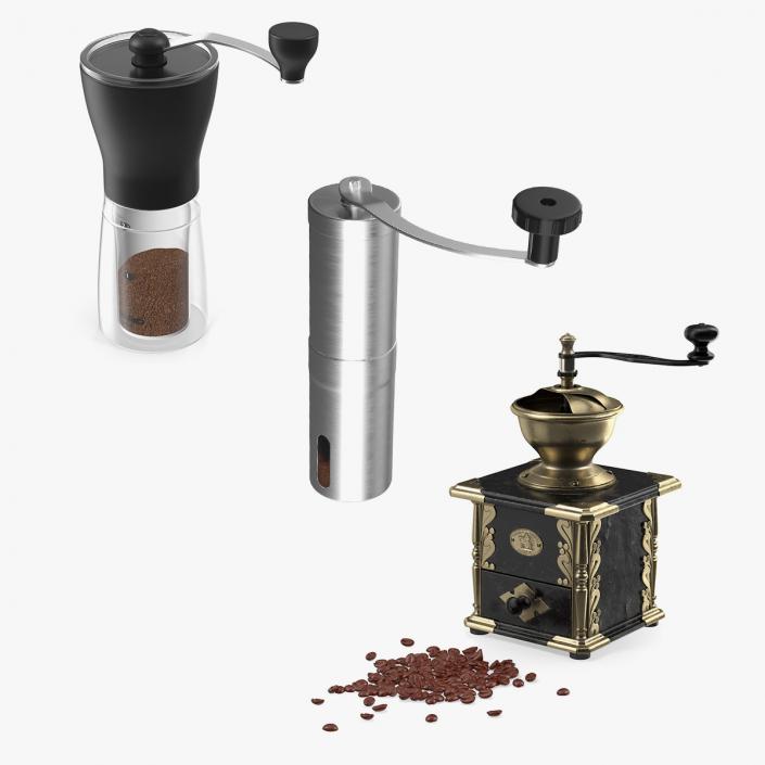 3D model Coffee Mills Collection 2