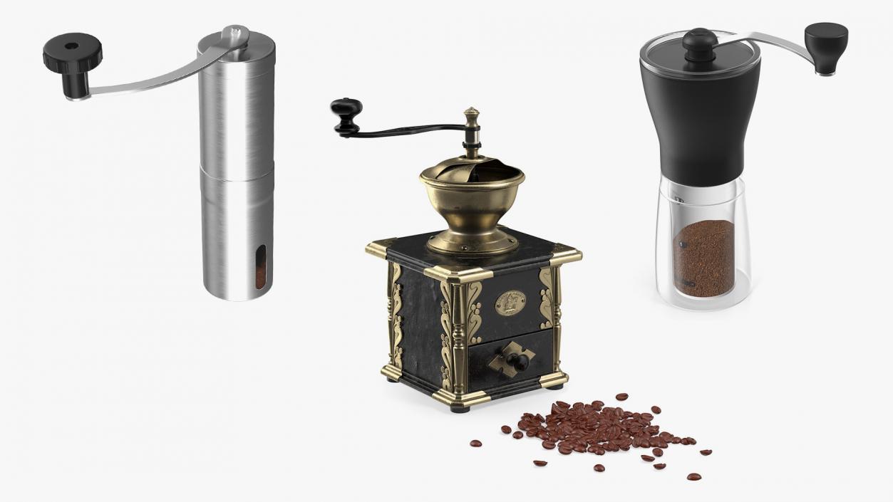 3D model Coffee Mills Collection 2