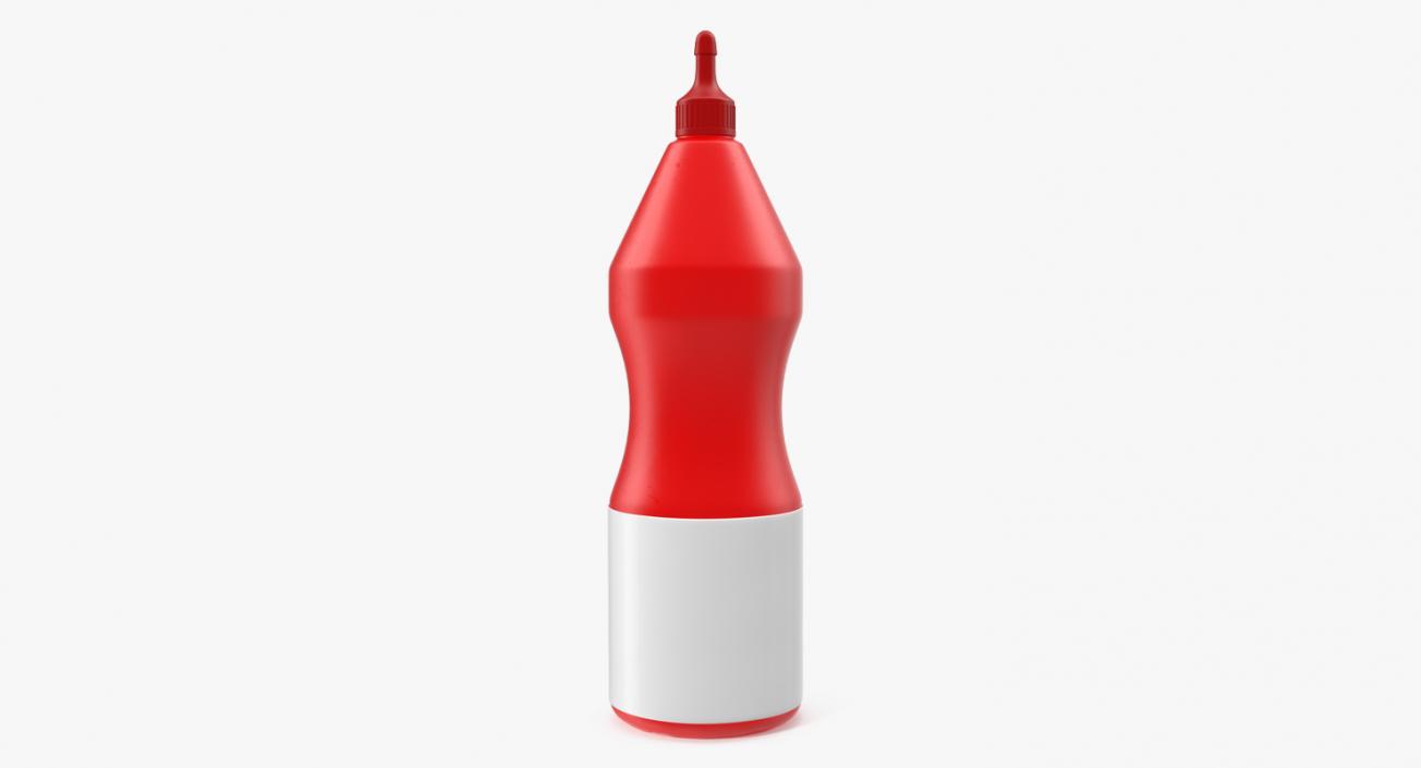 3D model Ketchup Plastic Squeeze Bottle