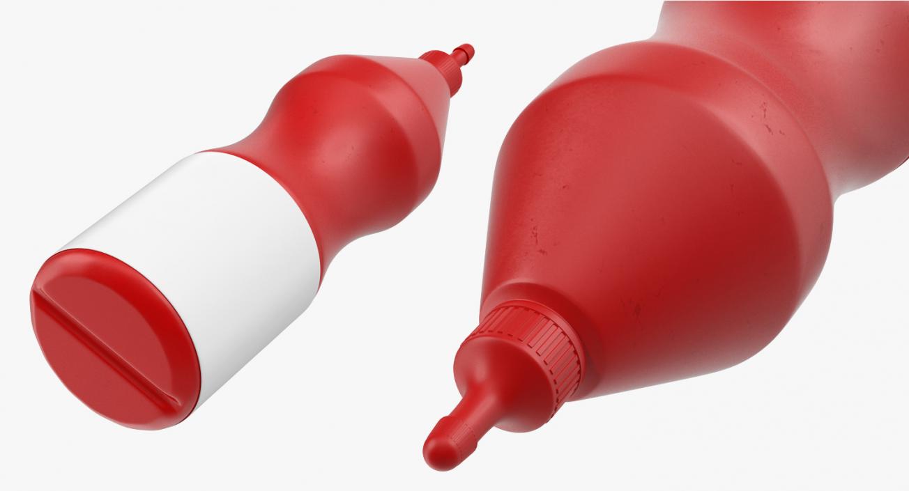 3D model Ketchup Plastic Squeeze Bottle