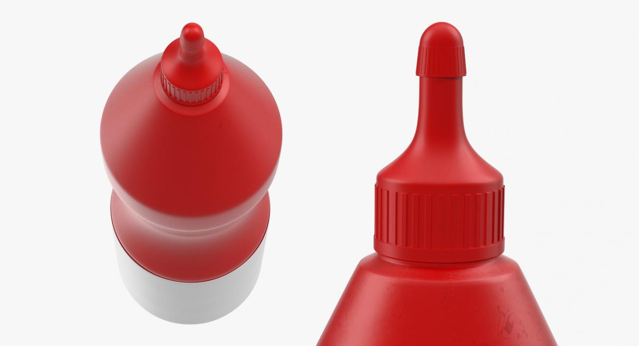 3D model Ketchup Plastic Squeeze Bottle