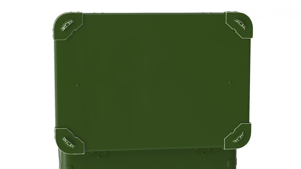 3D Military Storage Box Small 2 model