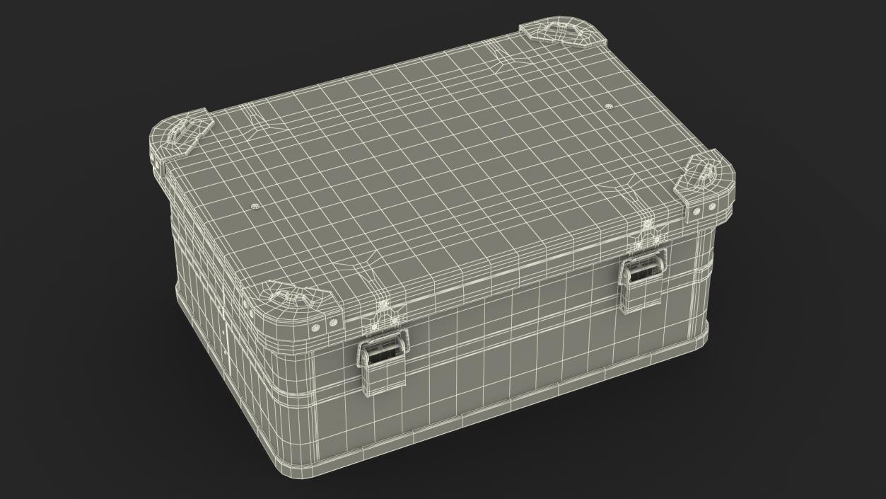 3D Military Storage Box Small 2 model