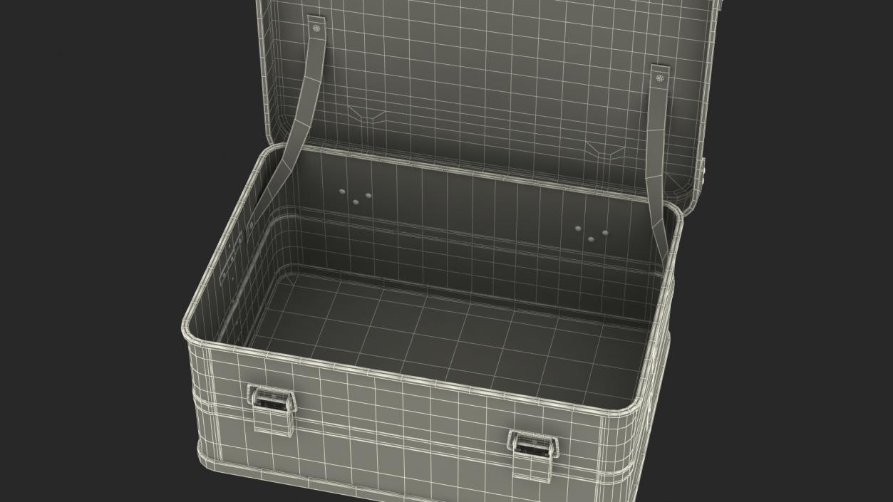 3D Military Storage Box Small 2 model