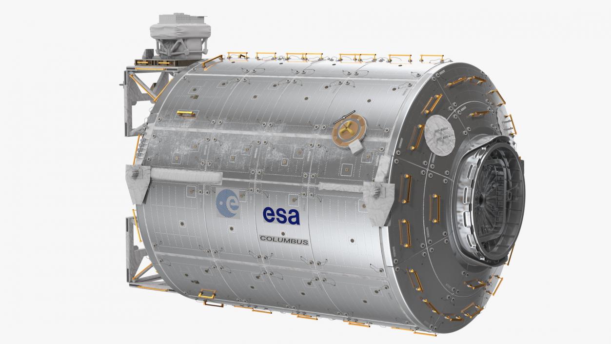 3D ISS Module Columbus Science Laboratory model