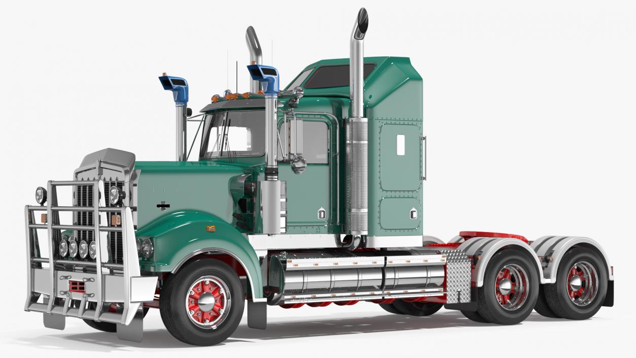 3D Vintage Semi-Truck model