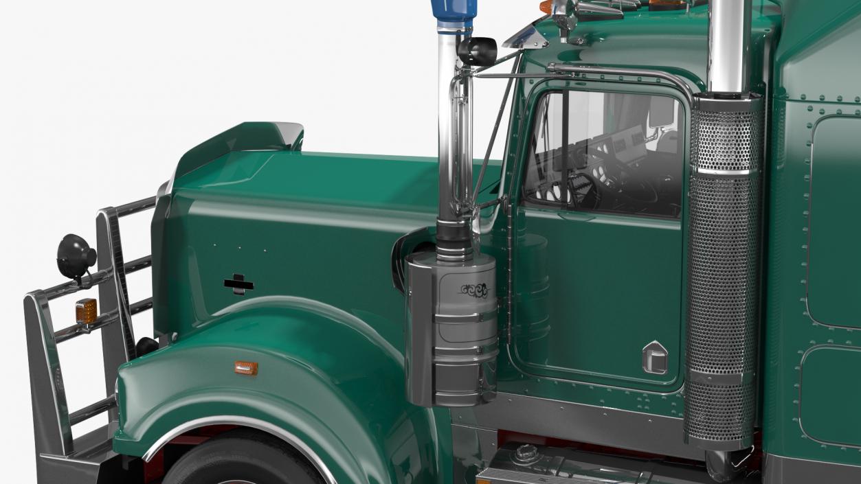 3D Vintage Semi-Truck model