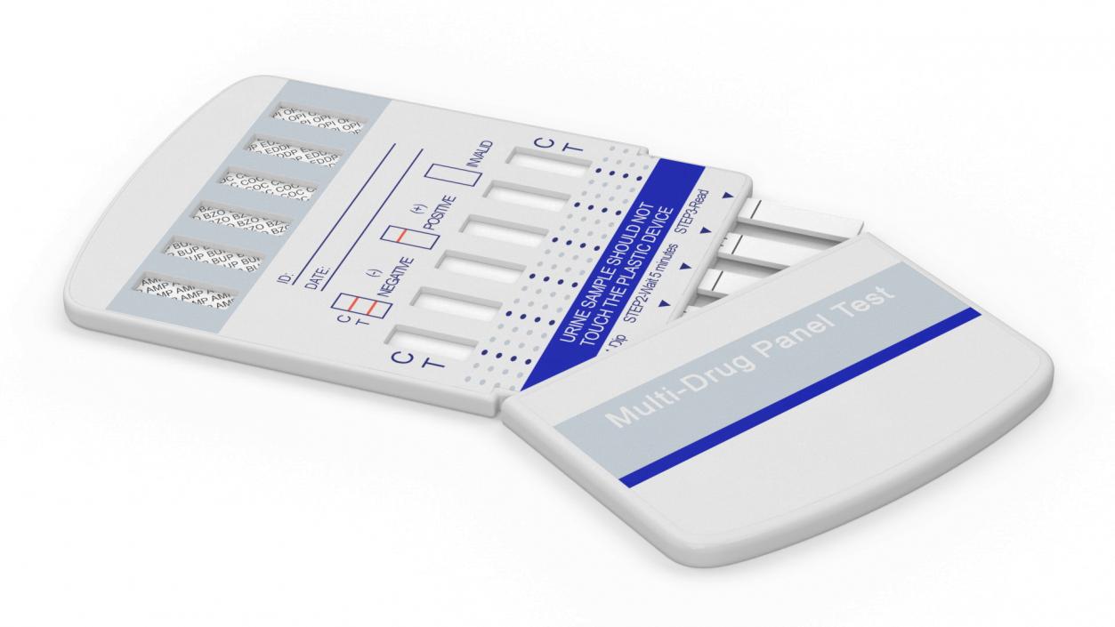 Multi-Drug Testing Kit Open 3D