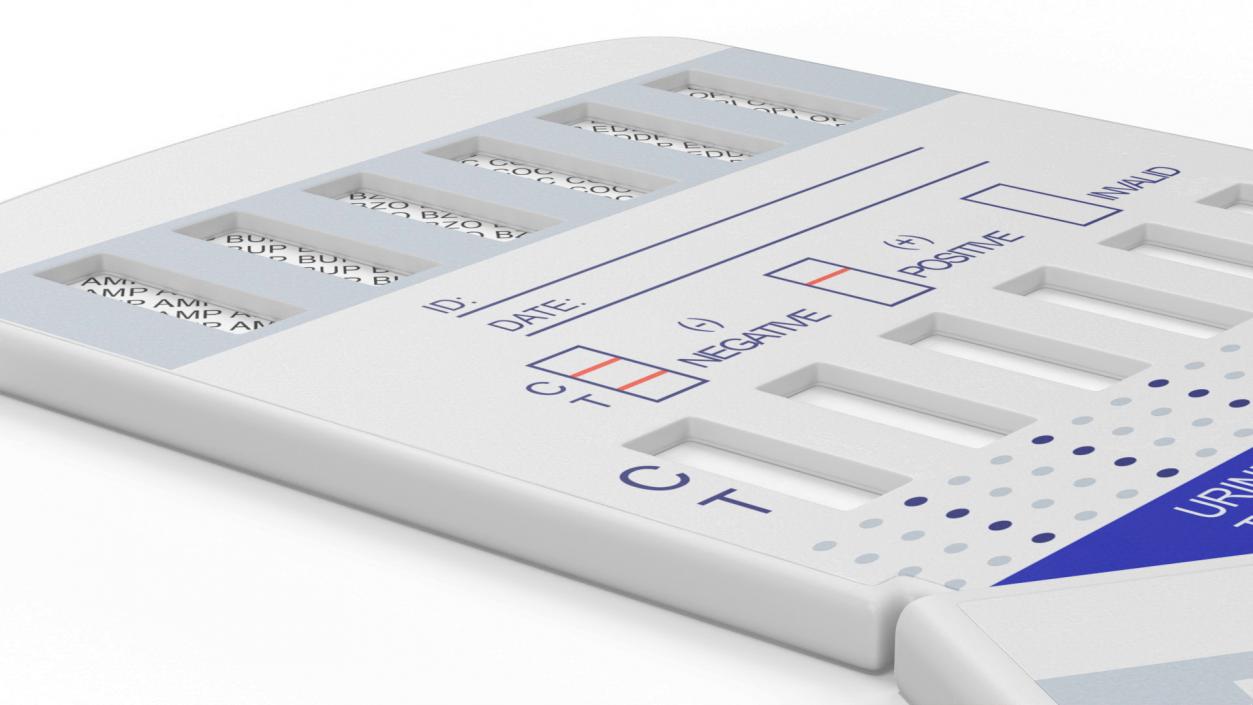 Multi-Drug Testing Kit Open 3D