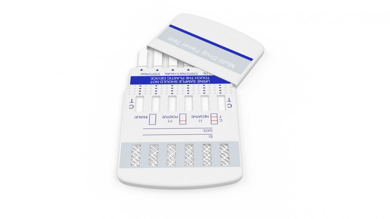 Multi-Drug Testing Kit Open 3D