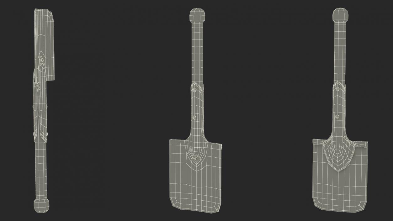 Military Sapper Shovel 3D