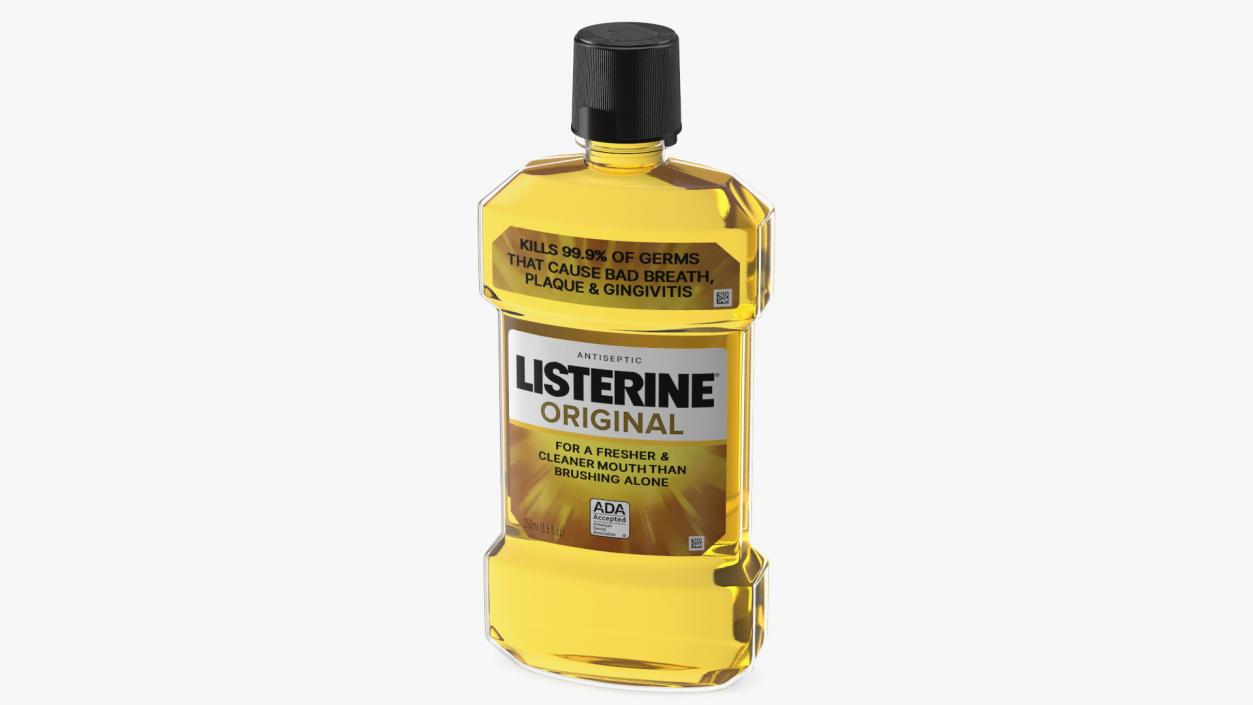 3D model Listerine Original Oral Care Antiseptic Mouthwash 250ml