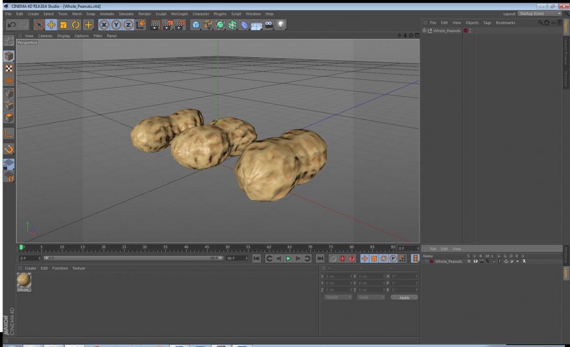 3D Whole Peanuts model