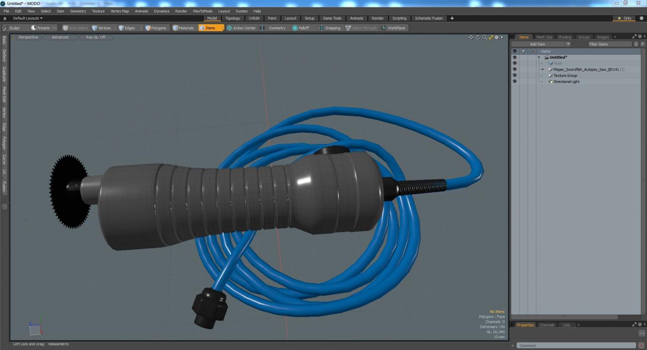 3D Autopsy Saw with Circular Blade