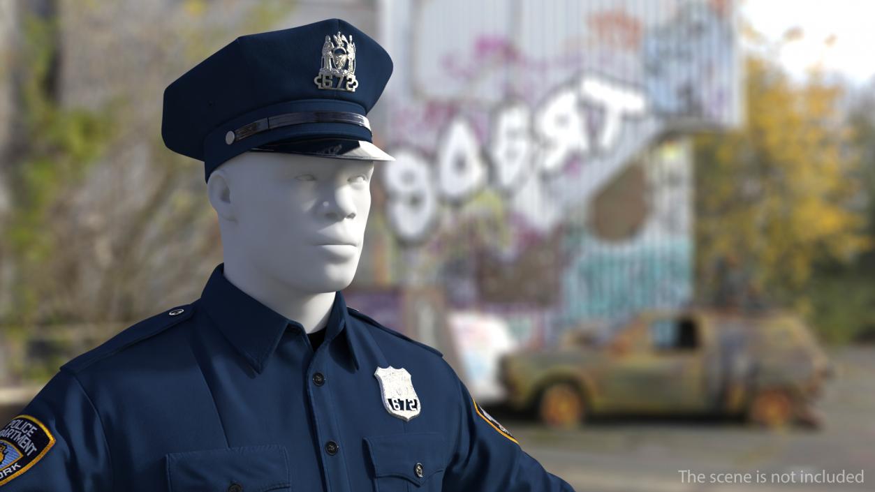 NYPD Police Officer Uniform 3D