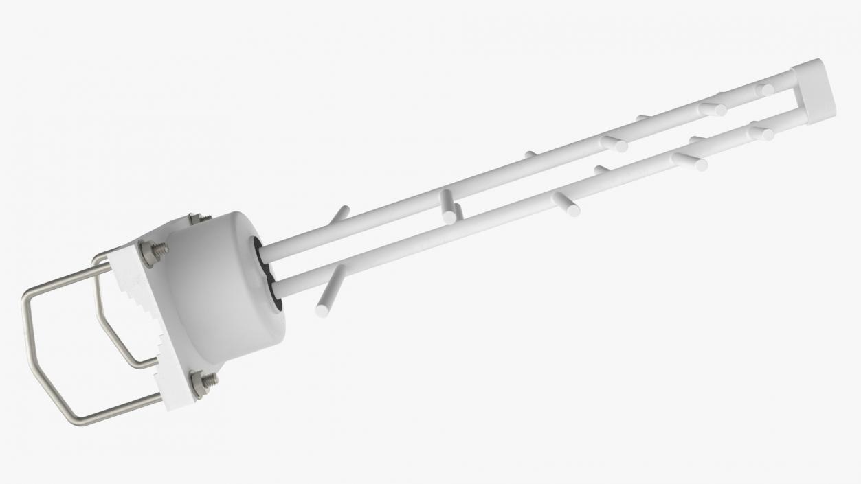 4G Outdoor Antenna White 3D model