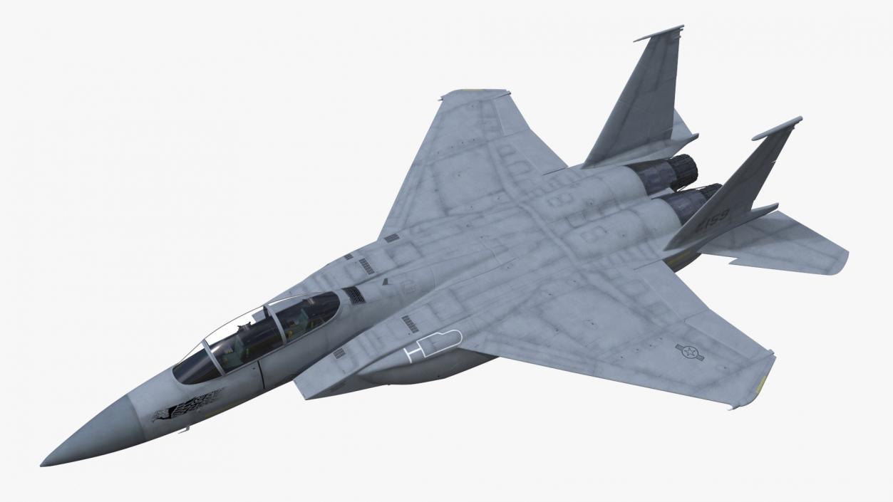 F-15 Silent Eagle in Flight 3D