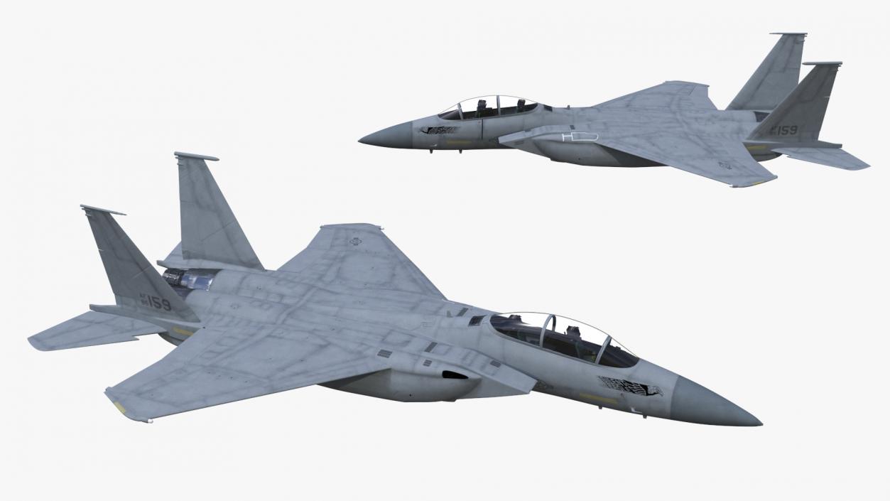 F-15 Silent Eagle in Flight 3D