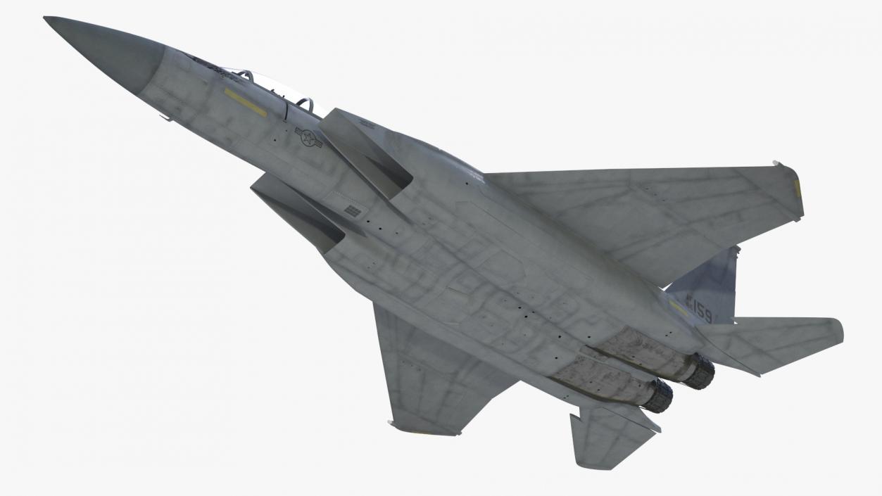 F-15 Silent Eagle in Flight 3D