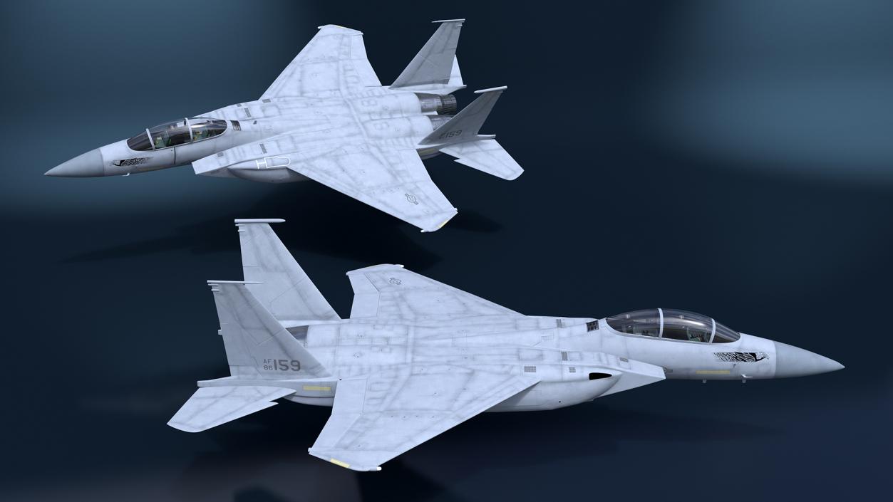 F-15 Silent Eagle in Flight 3D