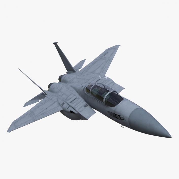 F-15 Silent Eagle in Flight 3D