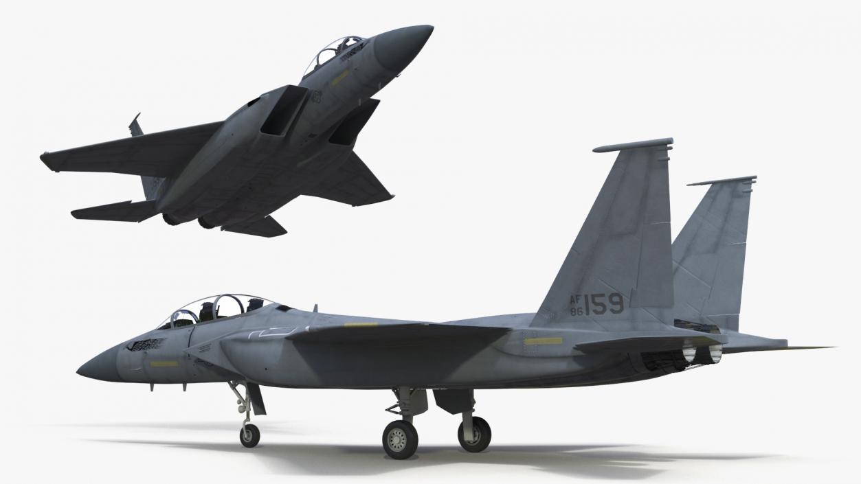 F-15 Silent Eagle in Flight 3D