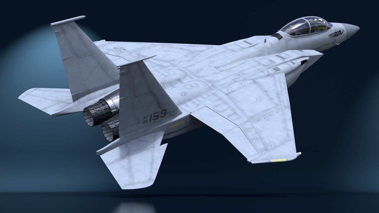 F-15 Silent Eagle in Flight 3D