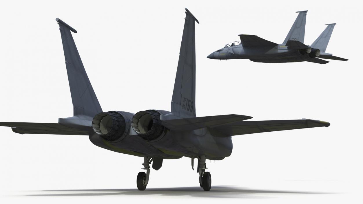 F-15 Silent Eagle in Flight 3D