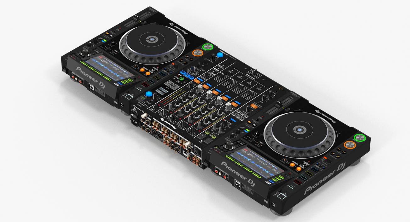 3D Professional DJ Media Player and Mixer Pioneer