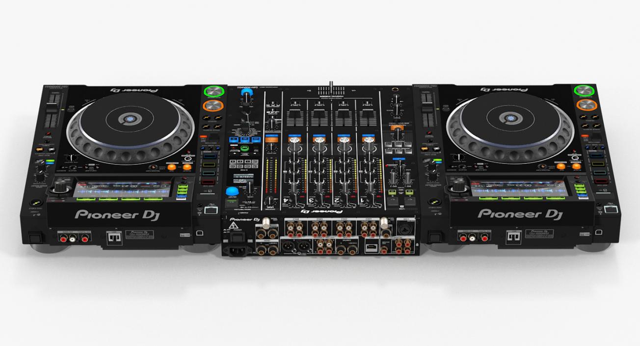 3D Professional DJ Media Player and Mixer Pioneer