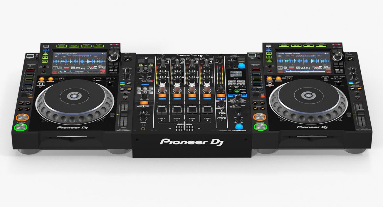 3D Professional DJ Media Player and Mixer Pioneer