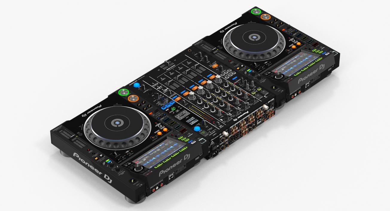 3D Professional DJ Media Player and Mixer Pioneer