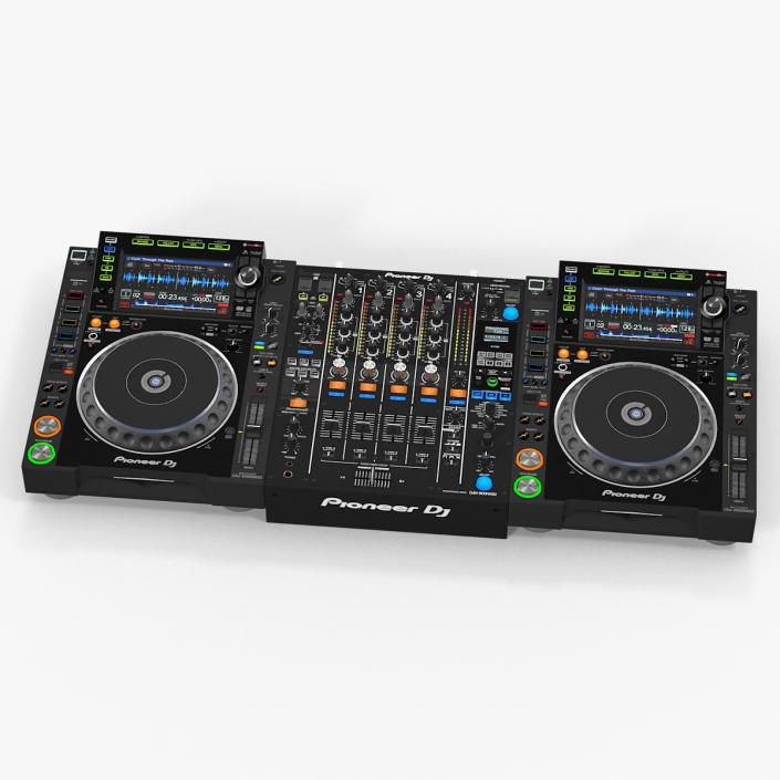 3D Professional DJ Media Player and Mixer Pioneer